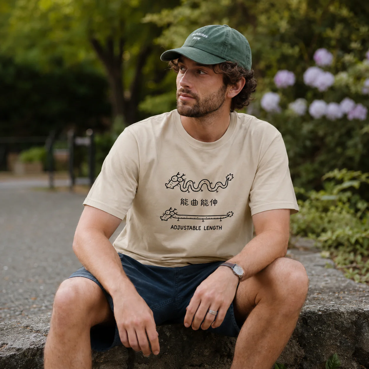 Bendy Dragon – Men's T-Shirt